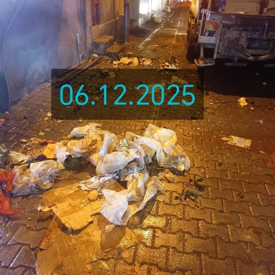 AYDIN'IN GERMENCİK İLÇESİNDE ZABITA EKİPLERİ TARAFINDAN PAZAR YERLERİNDE YAPILAN DENETİMLERDE...