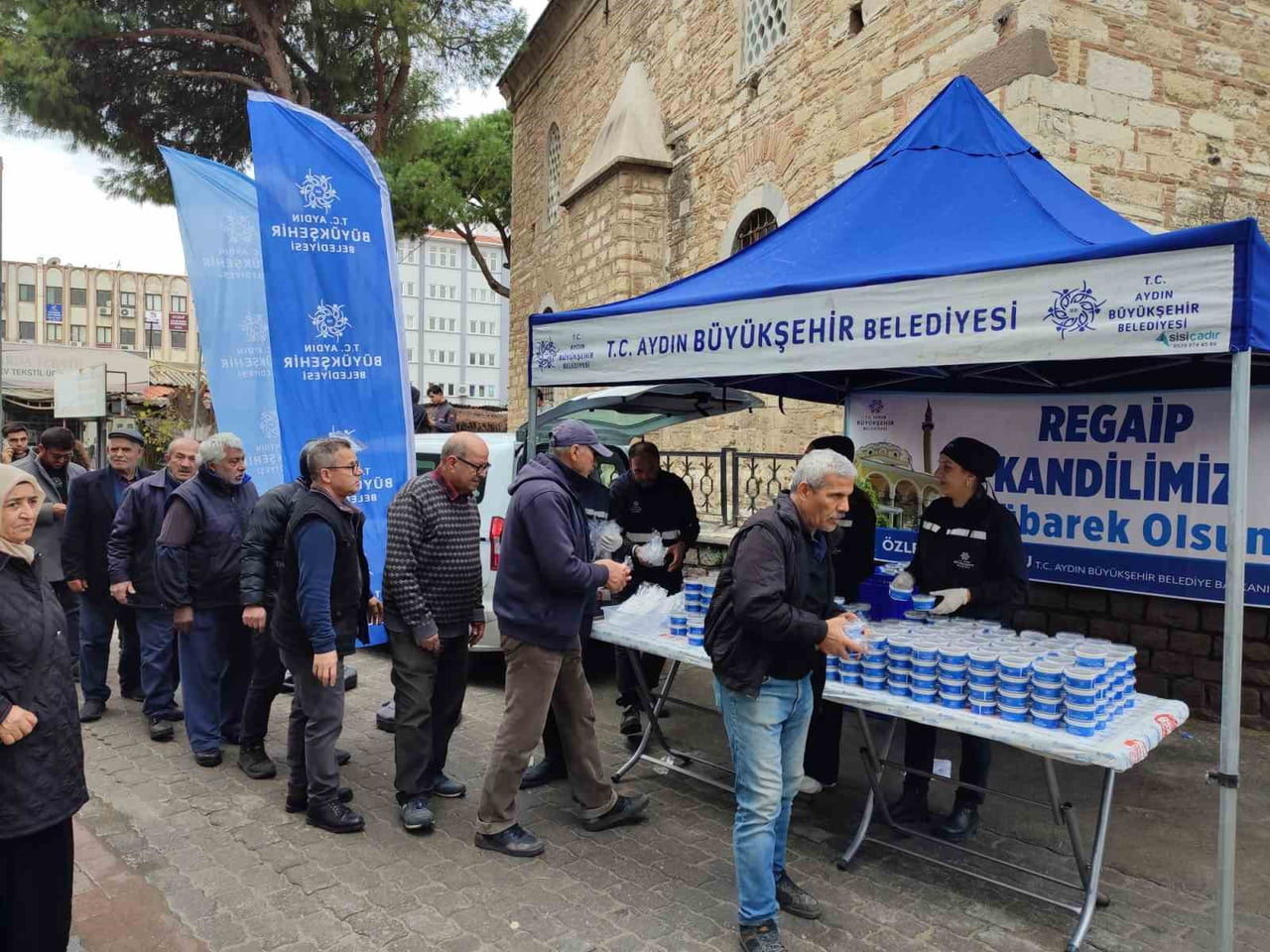 AYDIN BÜYÜKŞEHİR BELEDİYESİ, MÜBAREK ÜÇ AYLARIN BAŞLANGICI OLARAK KABUL EDİLEN REGAİP KANDİLİ’NDE...
