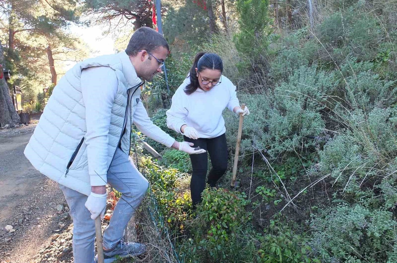 BAL ORMANINA ÖĞRENCİLERİ İLE GELEN BURHANİYE MESLEK OKULU MÜDÜR YARDIMCI İLHAN DEVECİ, BU GÜNE...