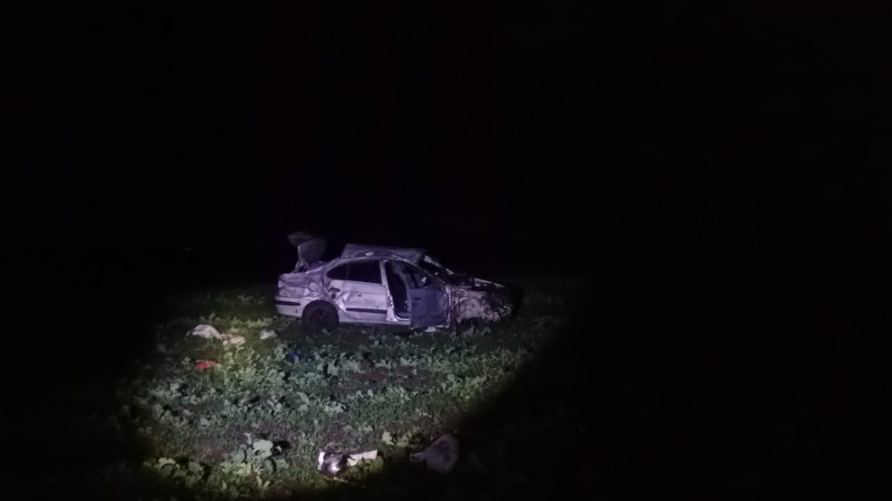 BANDIRMA’DA OTOMOBİL DOMUZA ÇARPIP TAKLA ATTI: 1 ÖLÜ, 1 YARALI