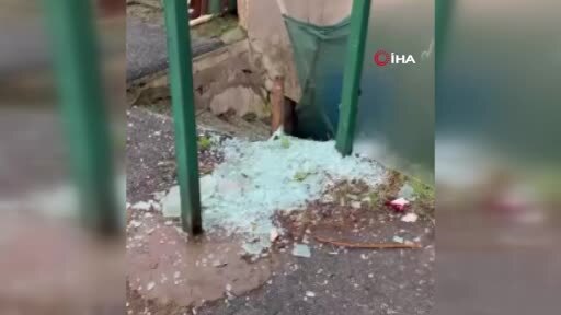 Beykoz’da durak camlarını hedef alan iki şüpheli yakalandı