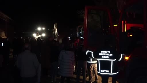 Burdur'da kalorifer kazanı patlaması sonucu evde yangın çıktı