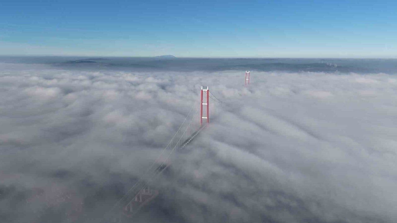 ÇANAKKALE BOĞAZI YOĞUN SİS SEBEBİYLE TRANSİT GEMİ GEÇİŞLERİNE KAPATILDI. 2023 METRE İLE DÜNYANIN...