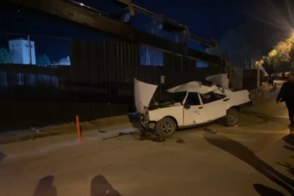 ÇANKIRI’DA KONTROLDEN ÇIKAN TOFAŞ-FİAT MARKA OTOMOBİLİN İNŞAAT SAHASINA UÇMASI SONUCU MEYDANA...