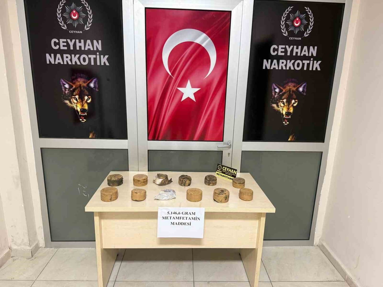 CEYHAN’DA METAMFETAMİN ELE GEÇİRİLDİ
