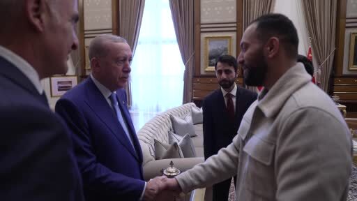 Cumhurbaşkanı Erdoğan, Hind Rajab'ın aile fertlerini kabul etti