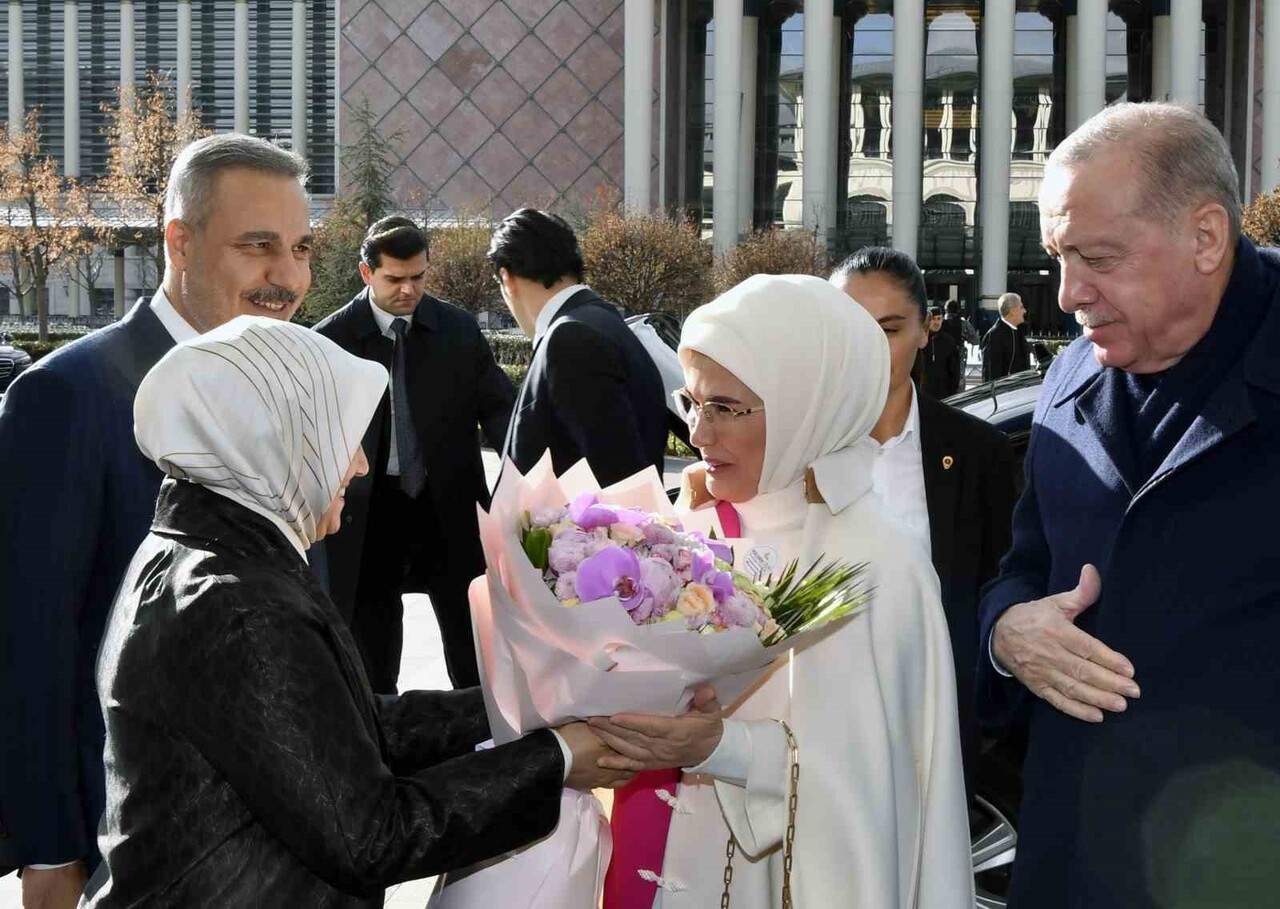 CUMHURBAŞKANI RECEP TAYYİP ERDOĞAN, BEŞTEPE MİLLET SERGİ SALONU’NDA GERÇEKLEŞEN 16. BÜYÜKELÇİLER...