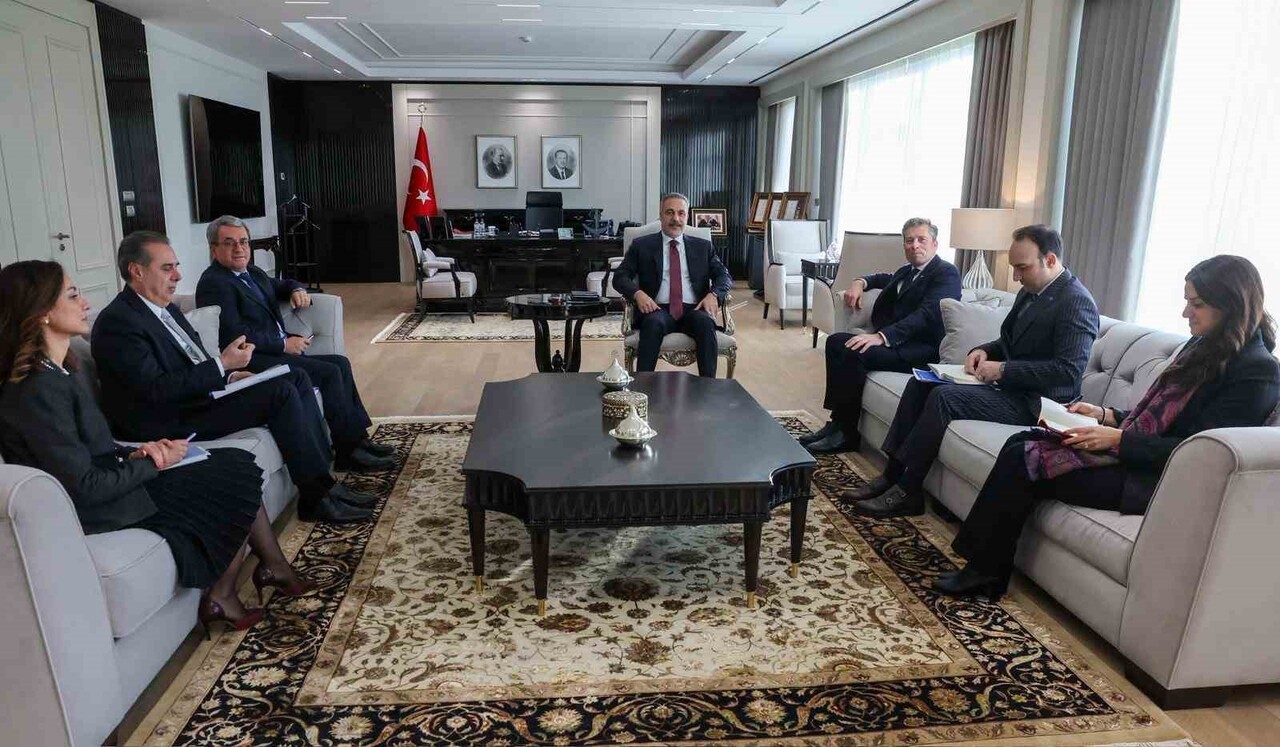 DIŞİŞLERİ BAKANI HAKAN FİDAN, BİRLEŞMİŞ MİLLETLER (BM) İNSANİ İŞLERDEN SORUMLU GENEL SEKRETER...