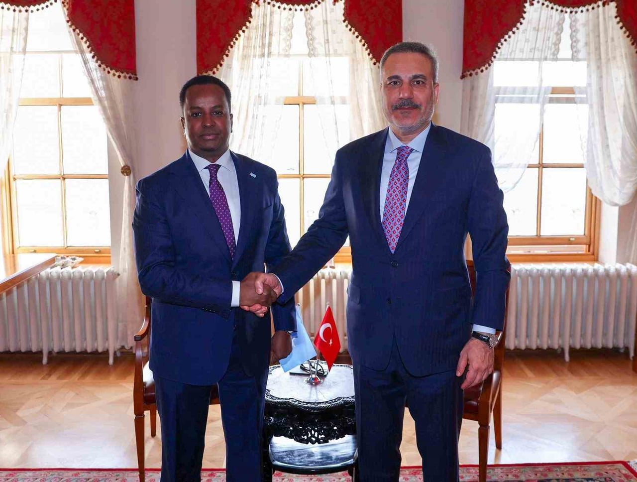 DIŞİŞLERİ BAKANI HAKAN FİDAN, SOMALİ DIŞİŞLERİ BAKANI ABDİSALAM ABDİ ALİ İLE BİR ARAYA...