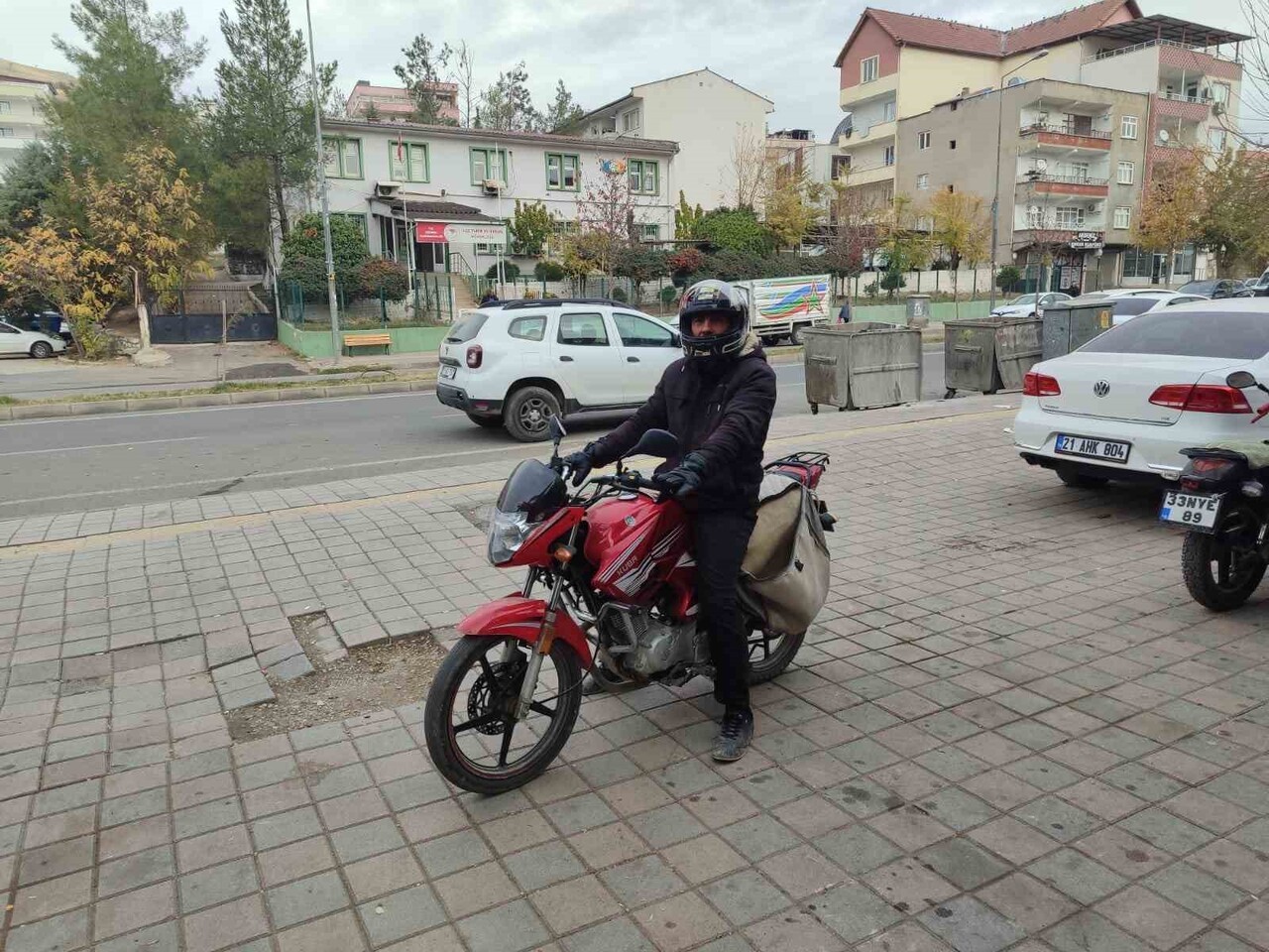 DİYARBAKIR'IN ÇERMİK İLÇESİNDE KENT GÜVENLİK YÖNETİM SİSTEMİNE (KGYS), TAKILAN MOTOSİKLET...