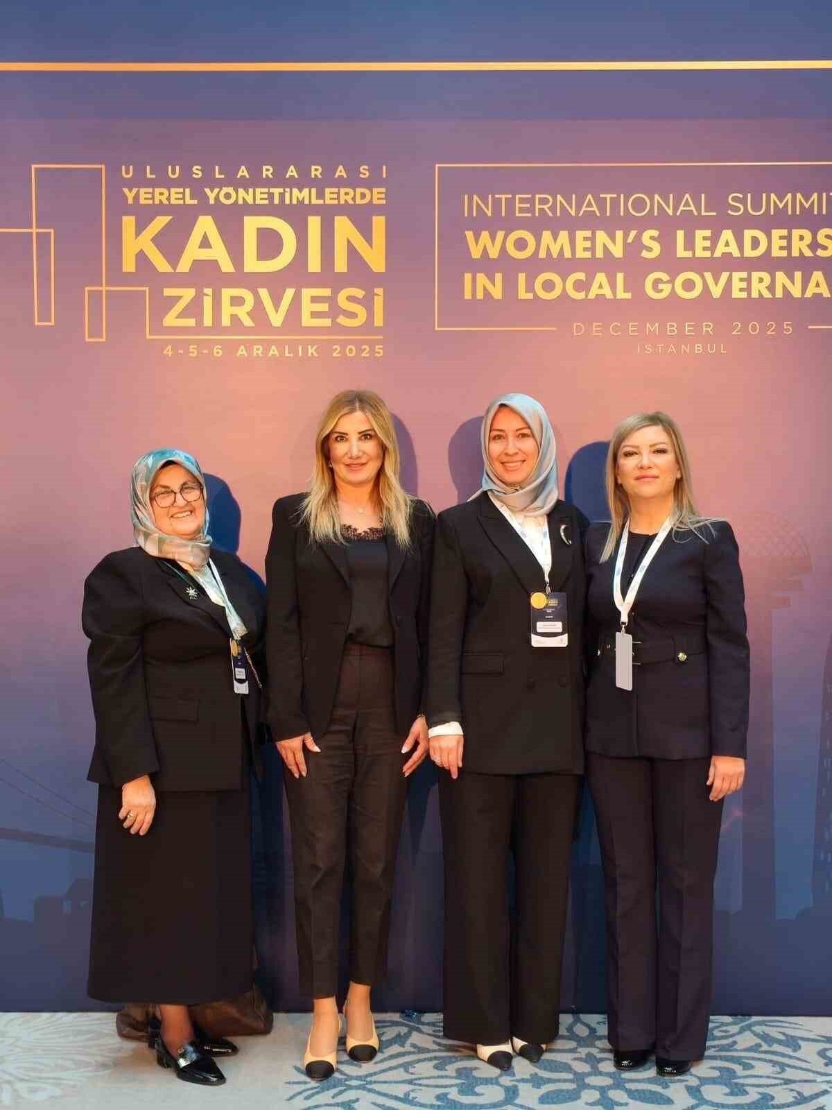 DÜZCE BELEDİYESİ KADIN MECLİS ÜYELERİ, "ULUSLARARASI YEREL YÖNETİMLERDE KADIN ZİRVESİ"NE...