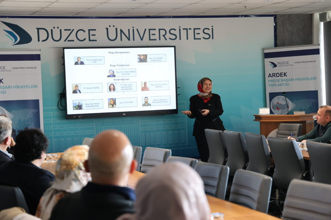 DÜZCE ÜNİVERSİTESİ ARAŞTIRMA DEKANLIĞI TARAFINDAN DÜZENLENEN “PROJE BAŞARI HİKAYELERİ”...