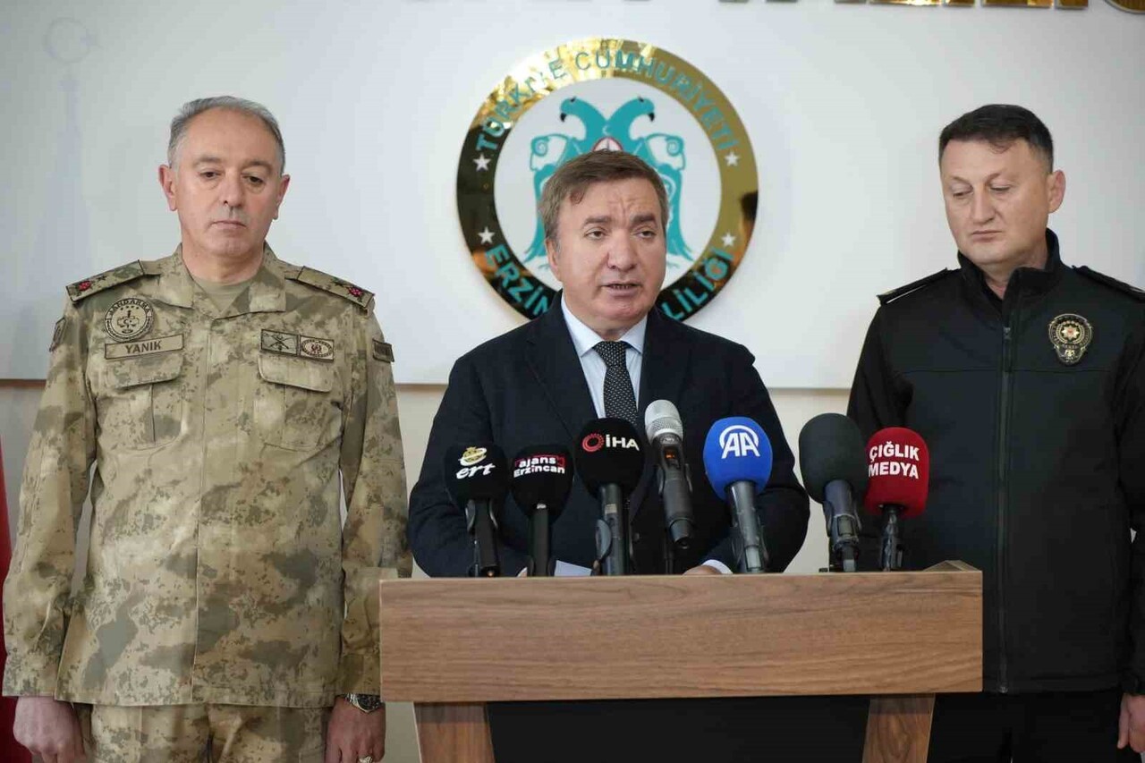 ERZİNCAN VALİLİĞİ, KASIM AYINA İLİŞKİN ASAYİŞ VE GÜVENLİK VERİLERİNİ AÇIKLADI