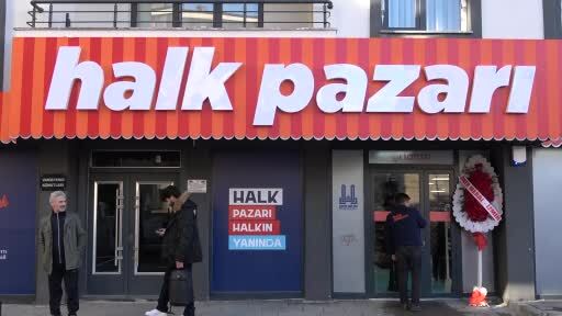 Erzurum'da Halk Pazarı'nın 10'uncu şubesi açıldı