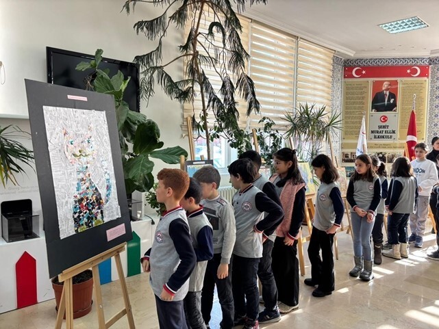 ERZURUM’UN PALANDÖKEN İLÇESİNDE BULUNAN ŞEHİT MURAT ELLİK İLKOKULU ÖĞRENCİLERİ 3 ARALIK DÜNYA...