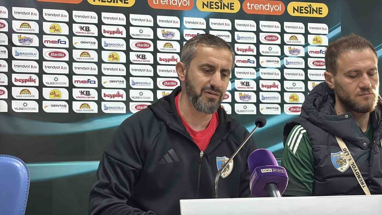 ERZURUMSPOR TEKNİK DİREKTÖRÜ SERKAN ÖZBALTA AÇIKLAMALARDA BULUNDU