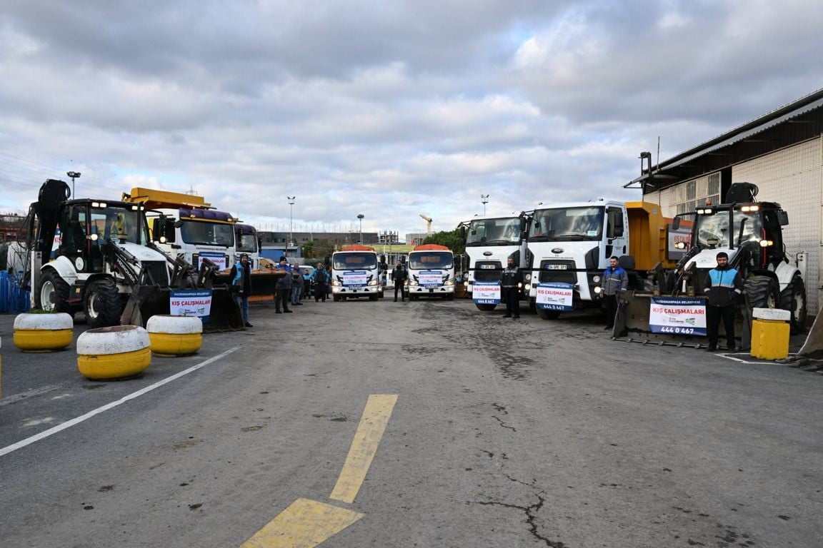 GAZİOSMANPAŞA BELEDİYESİ, KIŞLA MÜCADELE ÇALIŞMALARI KAPSAMINDA TAM DONANIMLI BİR ŞEKİLDE NÖBETE...
