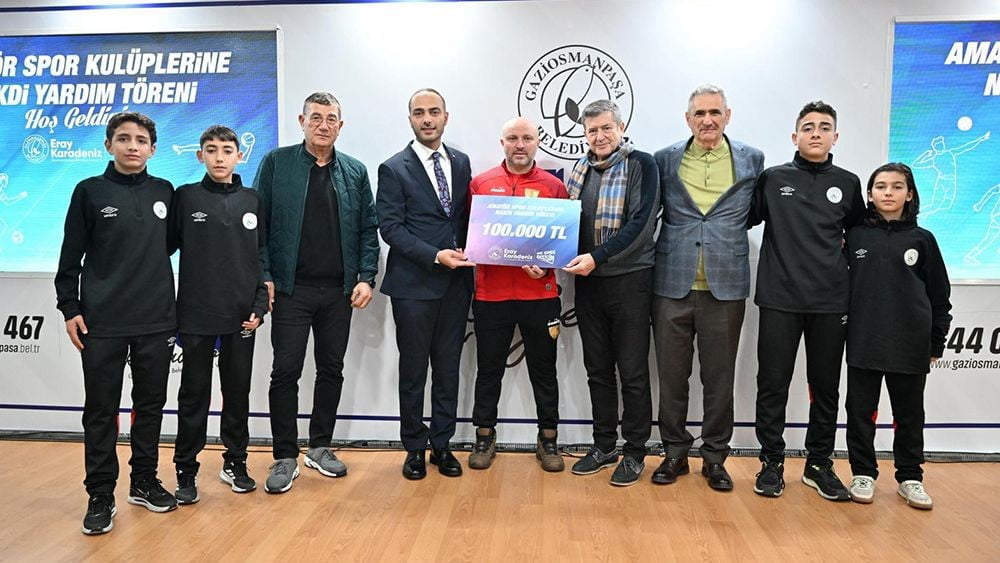 GAZİOSMANPAŞA BELEDİYESİ, SPORUN GELİŞİMİNİ DESTEKLEMEK VE SPORCULARI YENİ BAŞARILARA TEŞVİK ETMEK...