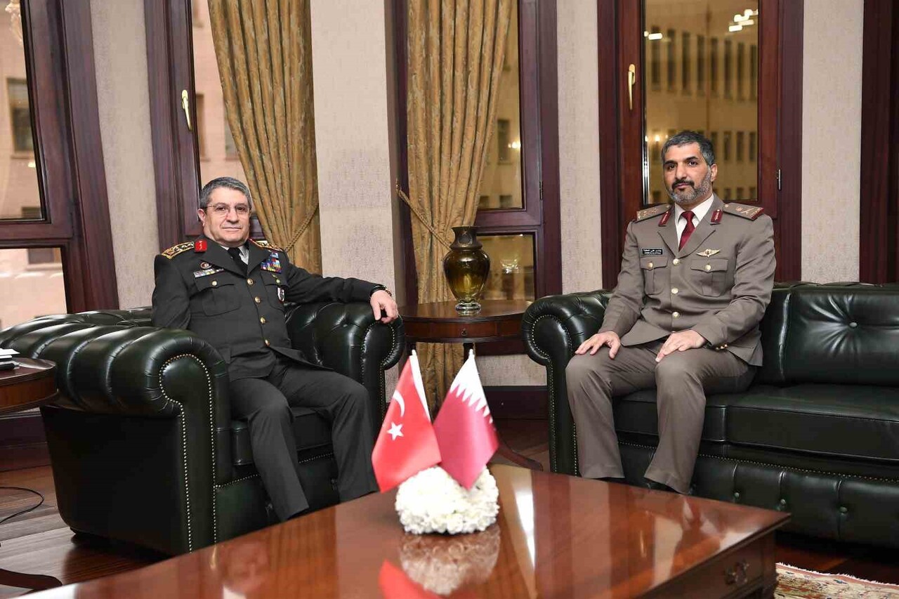 GENELKURMAY BAŞKANI ORGENERAL SELÇUK BAYRAKTAROĞLU, KATAR KARA KUVVETLERİ KOMUTANI TÜMGENERAL...