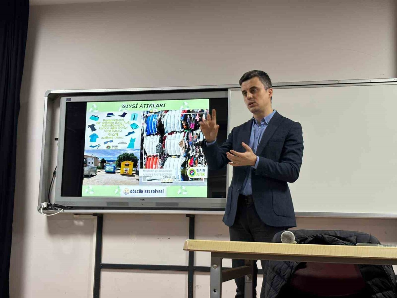 GÖLCÜK'TE LİSE ÖĞRENCİLERİNE YÖNELİK SIFIR ATIK EĞİTİMİ DÜZENLENDİ.
