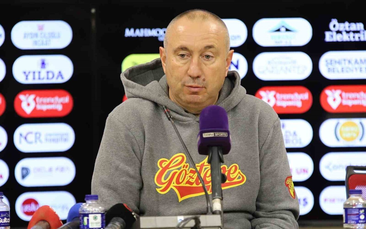 GÖZTEPE TEKNİK DİREKTÖRÜ STANİMİR STOİLOV, LİGİN EN İYİ TAKIMLARINDAN BİRİNE KARŞI OYNADIKLARINI...