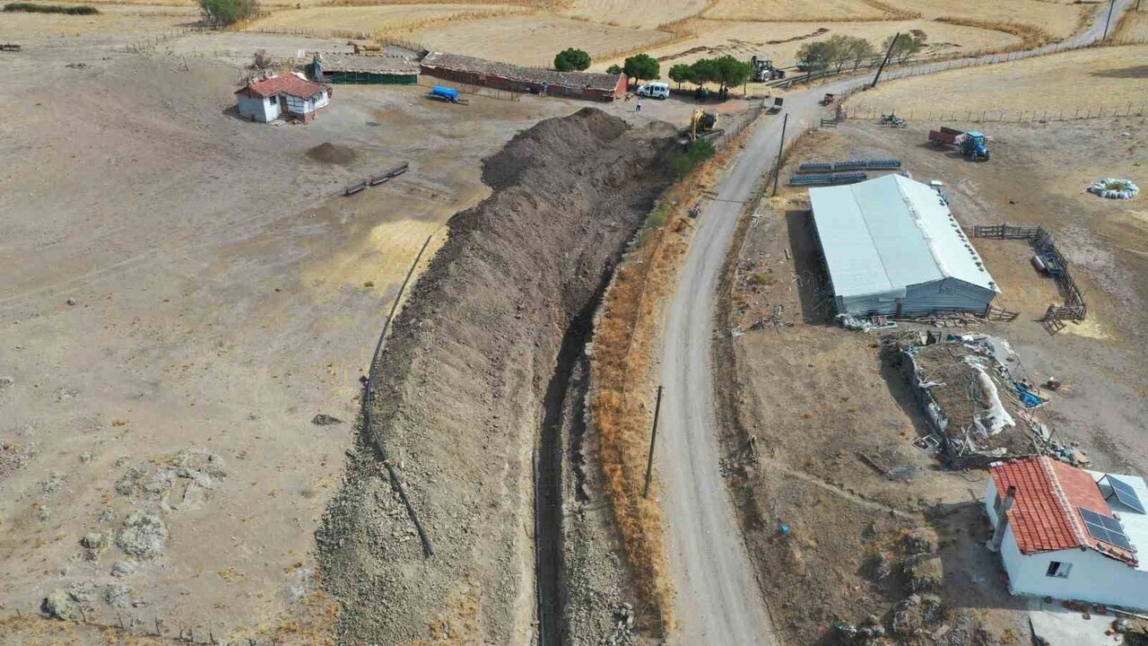 HACIHÜSEYİN'E YENİ İÇME SUYU HATTI