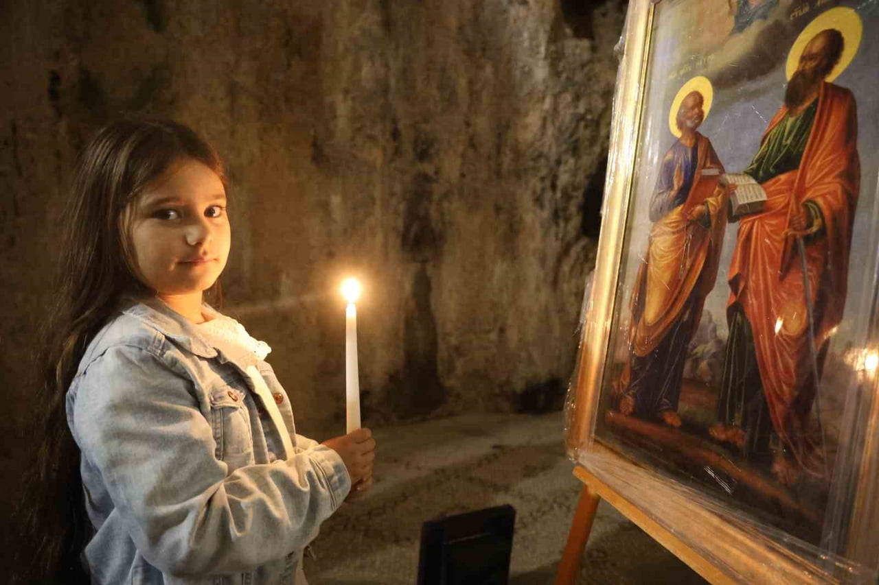 HATAY’IN ANTAKYA İLÇESİNDE BULUNAN DÜNYANIN İLK MAĞARA KİLİSESİ OLAN SAİNT PİERRE KİLİSESİ'NDE, 24...