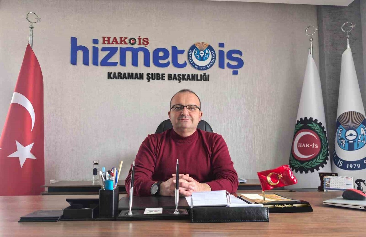 HİZMET-İŞ SENDİKASI ŞUBE BAŞKANI MUSTAFA KARAKAŞ, TOROSLAR BELEDİYE BAŞKANI ABDURRAHMAN YILDIZ’IN...