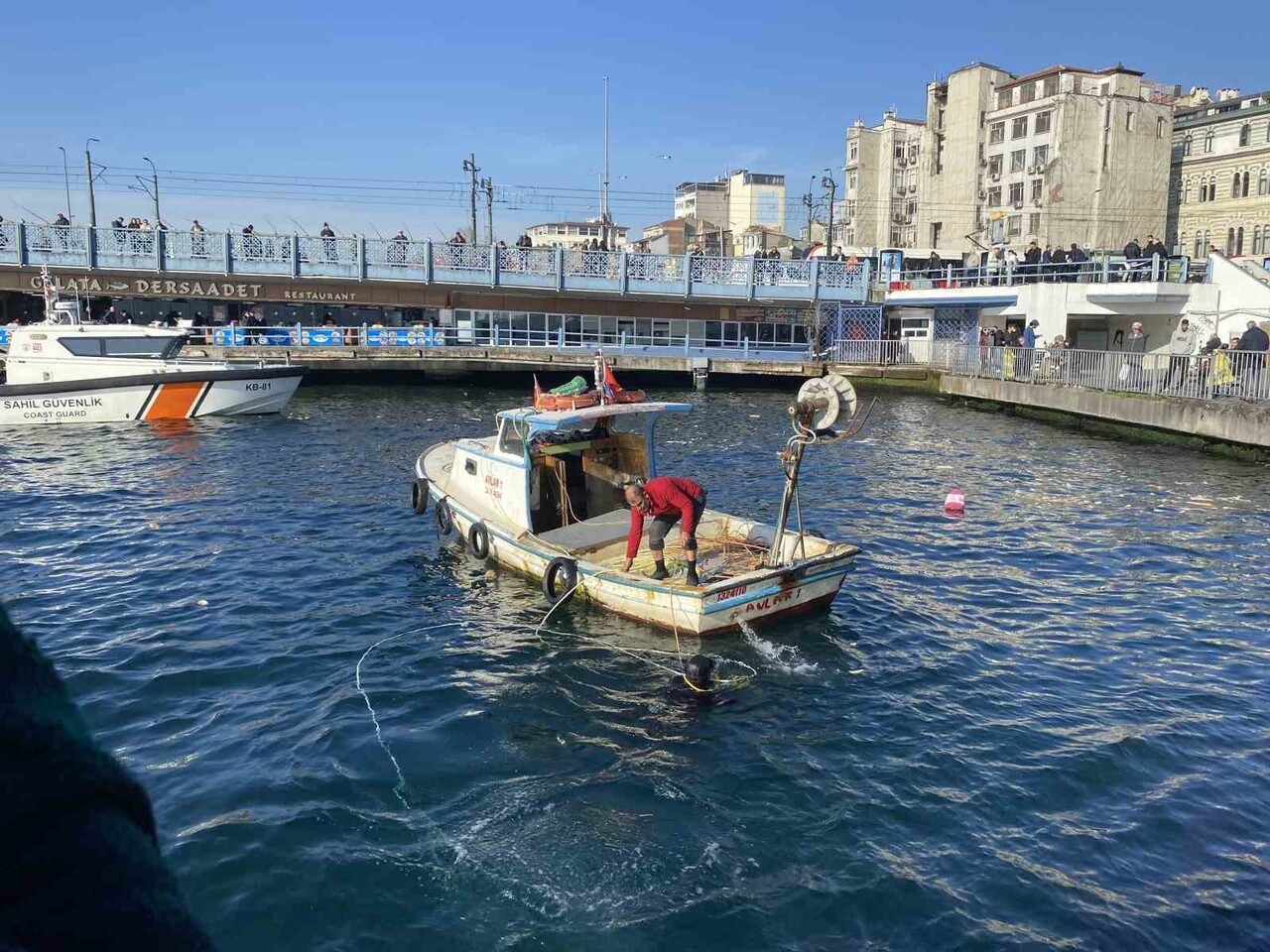İSTANBUL'DA DENİZ EKOSİSTEMİMİN KORUNMASINA YÖNELİK HALİÇ BÖLGESİNDE BELİRLENEN KOORDİNATLARDA...