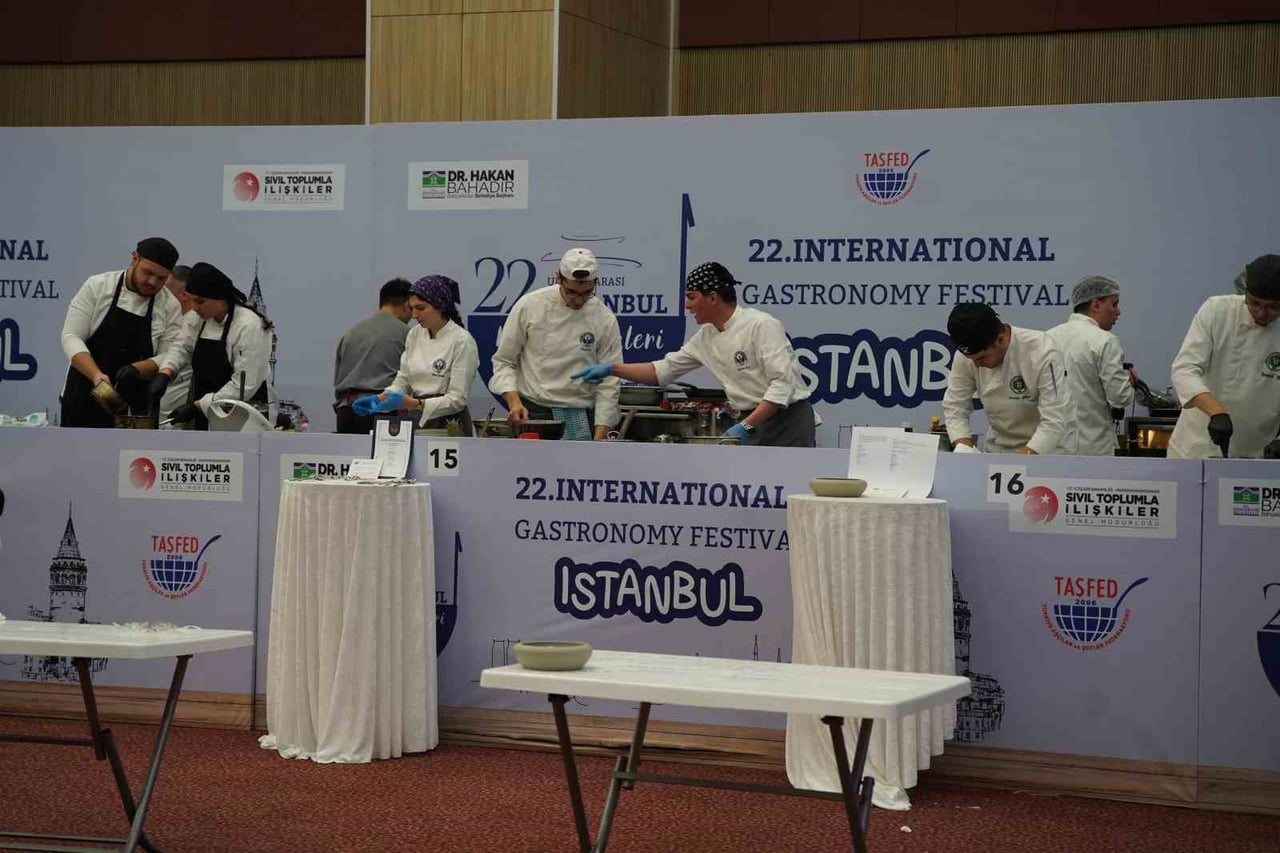 İSTANBUL GELİŞİM ÜNİVERSİTESİ ÖĞRENCİLERİ, 22. ULUSLARARASI İSTANBUL GASTRONOMİ FESTİVALİ...
