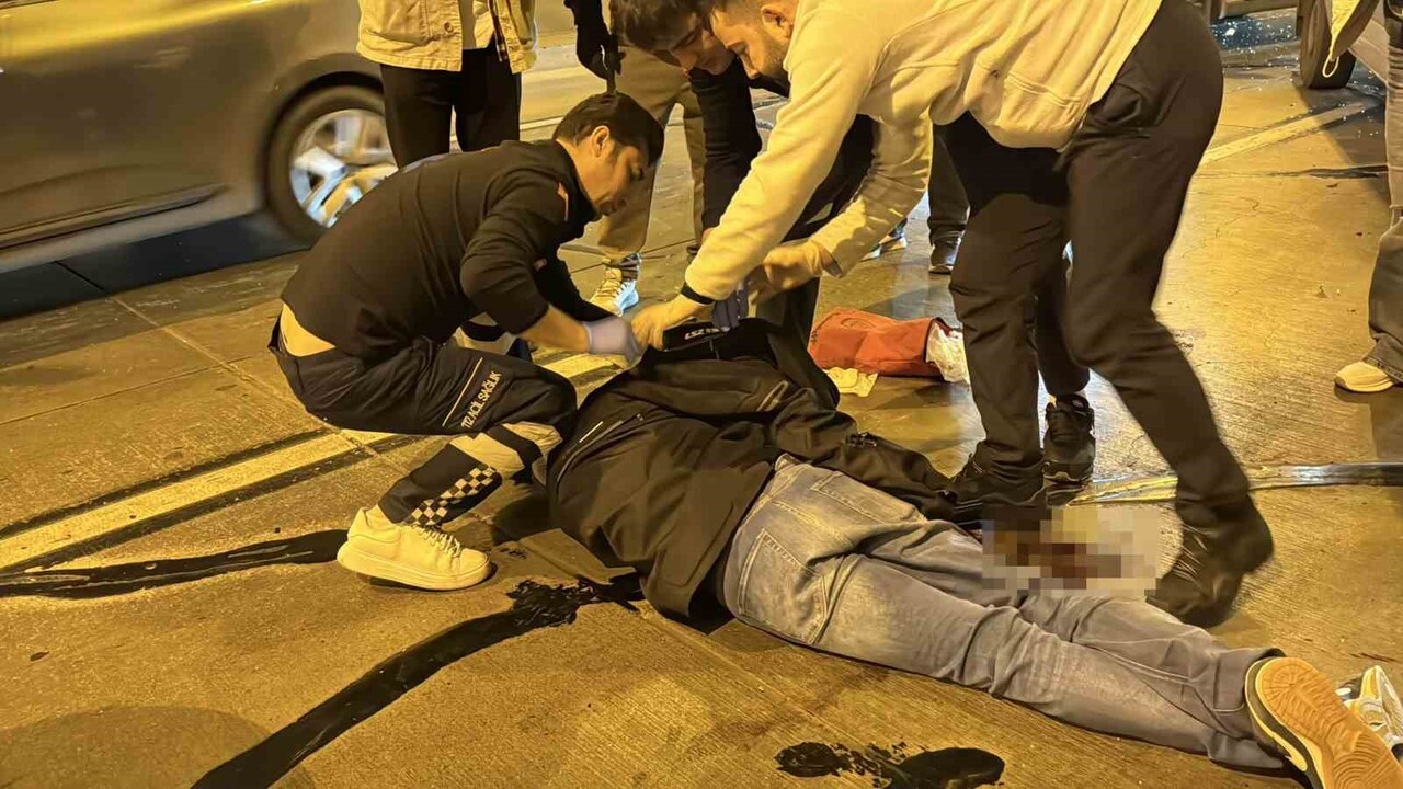 İSTANBUL’UN ŞİŞLİ'DE BULUNAN DOLMABAHÇE-BOMONTİ TÜNELİ’NDE DİREKSİYON HAKİMİYETİNİ KAYBEDEN...