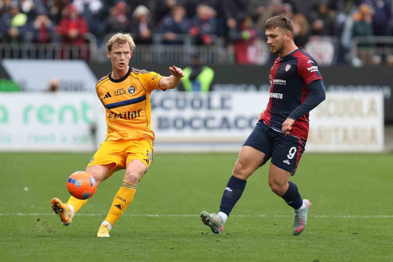 İTALYA SERİE A'DA CAGLİARİ FORMASI GİYEN SEMİH KILIÇSOY, İLK GOLÜNÜ PİSA KARŞISINDA...