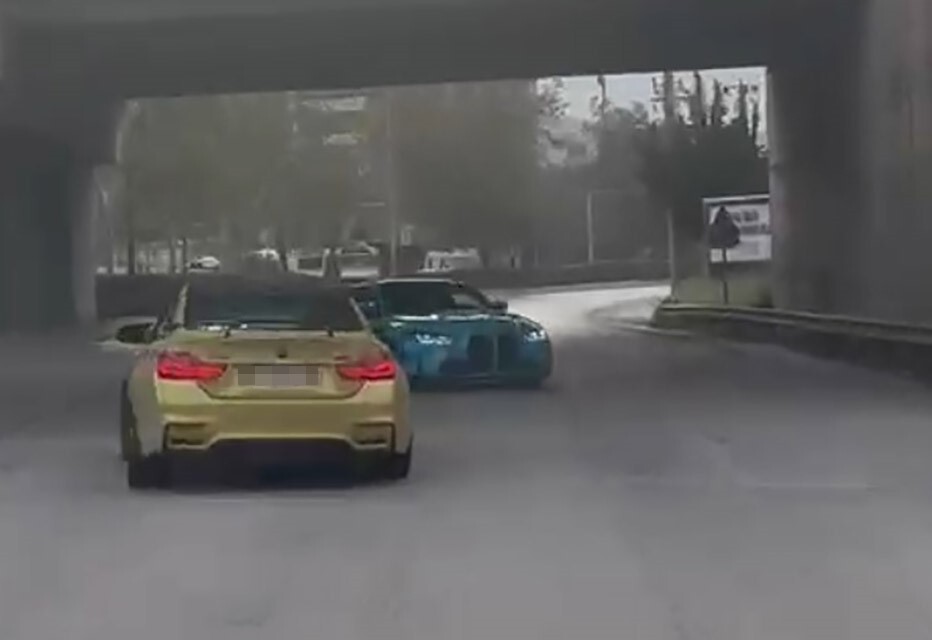 İZMİR'DE, SOSYAL MEDYADA PAYLAŞILAN ‘İKİ ARAÇ AKAN TRAFİKTE TEHLİKE SAÇTI’ GÖRÜNTÜLERİNİN ARDINDAN...