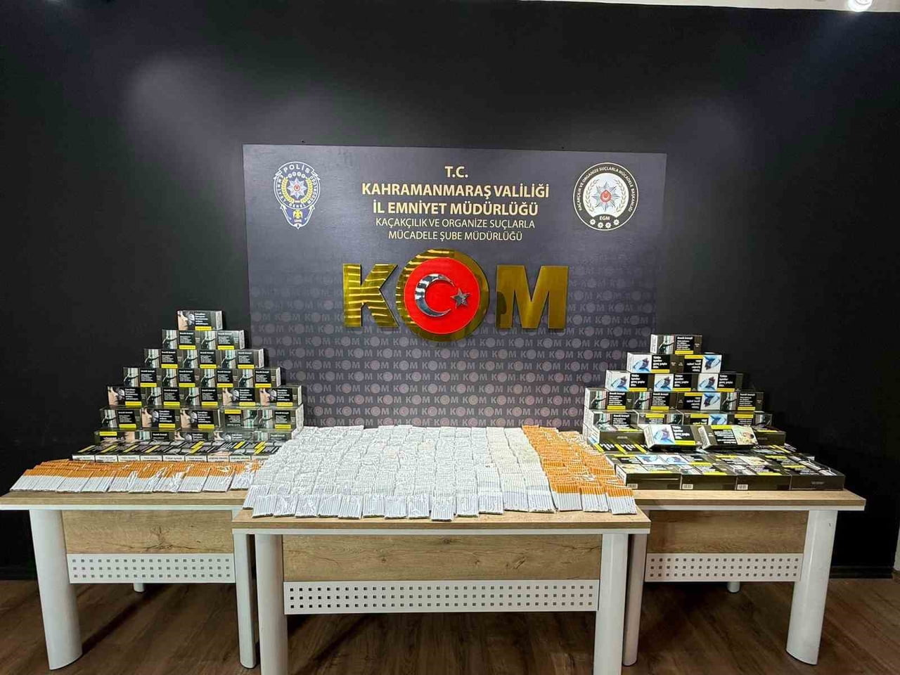 KAHRAMANMARAŞ'TA DÜZENLENEN KAÇAKÇILIK OPERASYONUNDA FARKLI TARİHLERDE KAÇAK ÜRÜN ÜRÜN VE TARİHİ...