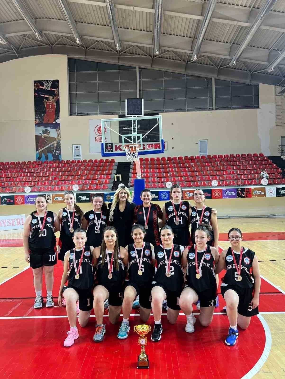 KAYSERİ U18 KADINLAR BASKETBOL LİGİ HAFTA SONU OYNANAN MAÇLAR İLE TAMAMLANDI. LİGDE İLK İKİ SIRAYI...