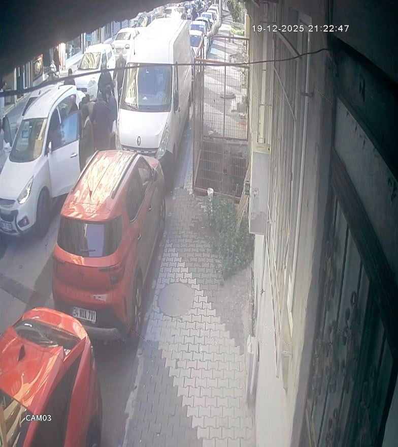 KAZA ANININ GÜVENLİK KAMERASI GÖRÜNTÜSÜ