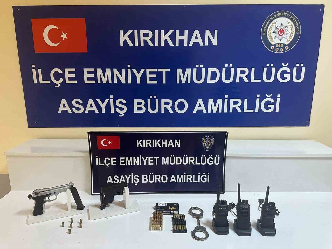 KIRIKHAN’DA ASAYİŞ OPERASYONU; 2 GÖZALTI