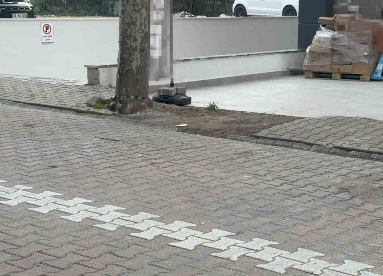 KOCAELİ'NİN DARICA İLÇESİNDE SOKAKTA AĞACIN ALTINDA GÖRDÜĞÜ KARGO POŞETİNİ ÇÖPE ATMAK İÇİN ALAN...