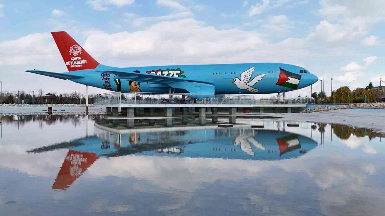 KONYA BÜYÜKŞEHİR BELEDİYESİ TARAFINDAN ANKARA YOLU’NDAKİ TÜRK YILDIZLARI PARKI’NDA SABİT OLARAK...