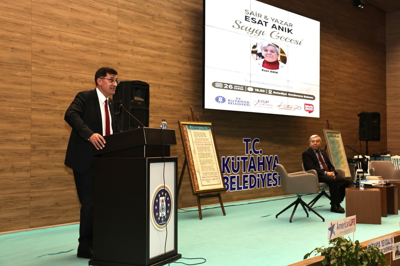 KÜTAHYA BELEDİYE BAŞKANI EYÜP KAHVECİ KONUŞMA YAPTI