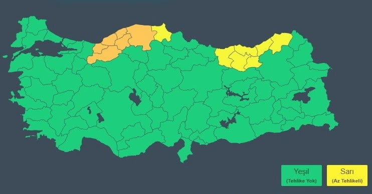 METEOROLOJİ’DEN YAPILAN SON DEĞERLENDİRMELERE GÖRE SİNOP’UN BATISI İÇİN KUVVETLİ KAR YAĞIŞI...