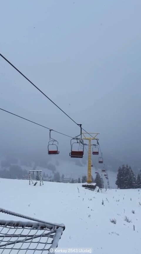 METEOROLOJİ GENEL MÜDÜRLÜĞÜ, BURSA'DA SARI KODLU UYARIDA BULUNURKEN, ULUDAĞ'IN ZİRVESİNDE DE KAR...