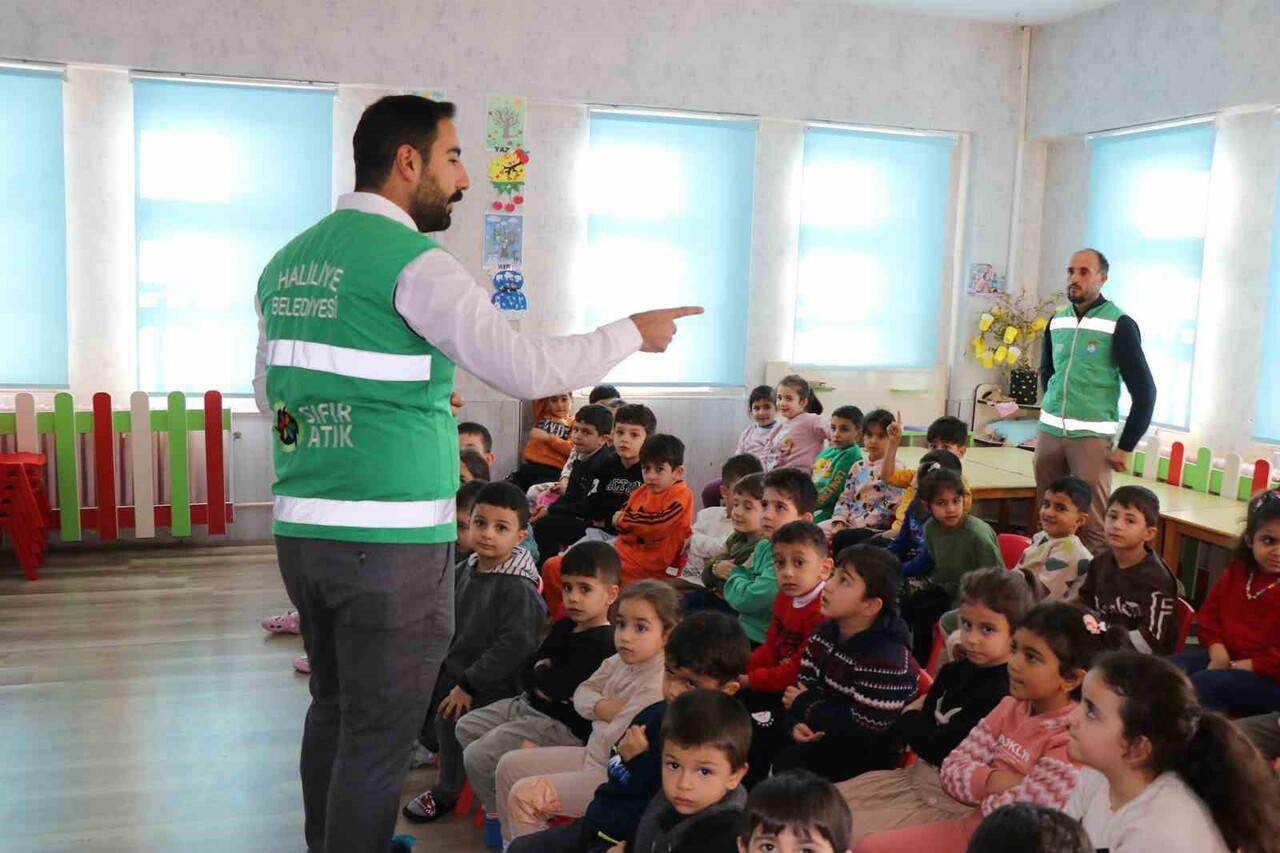 MİNİKLERE SIFIR ATIK EĞİTİMİ VERİLDİ