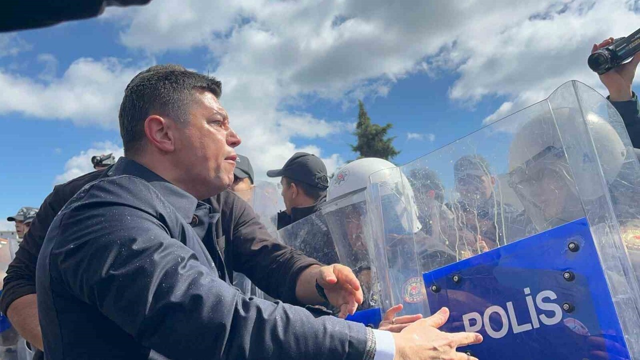 MUĞLA’NIN MENTEŞE İLÇESİNDE 19 MART’TA DÜZENLENEN PROTESTO YÜRÜYÜŞÜNDE POLİSE SALDIRMAKLA SUÇLANAN...