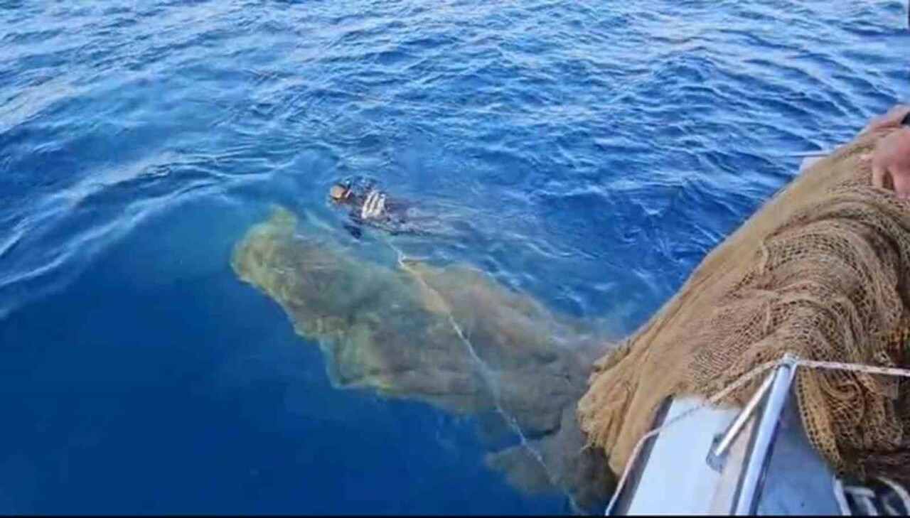 MUĞLA TARIM VE ORMAN İL MÜDÜRLÜĞÜ SU ÜRÜNLERİ KONTROL ŞUBE MÜDÜRLÜĞÜ DALGIÇLARI TARAFINDAN...