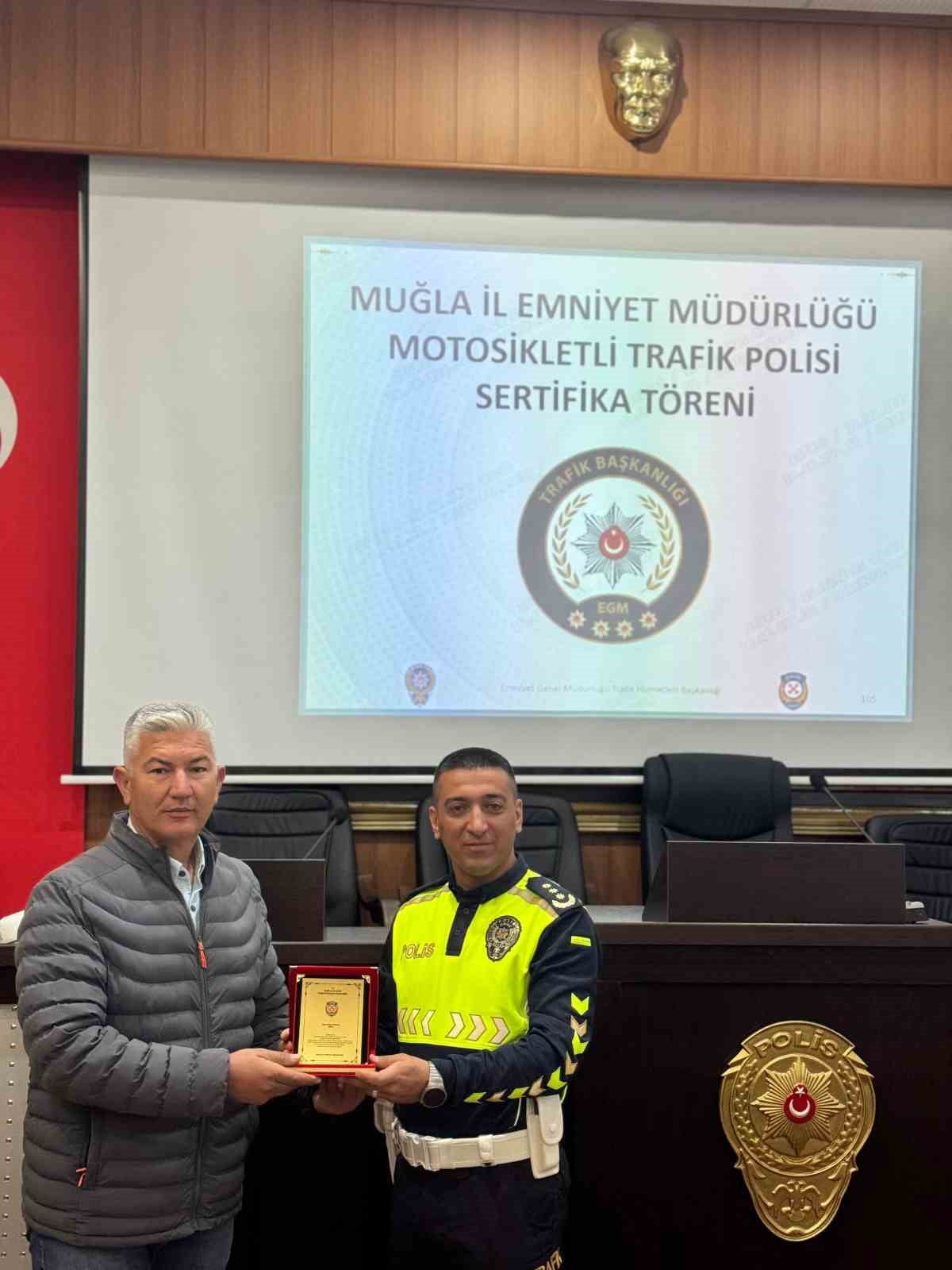 MUĞLA YOLLARINDA "ŞAHİN" DÖNEMİ 25 YENİ PERSONEL SERTİFİKASINI ALDI