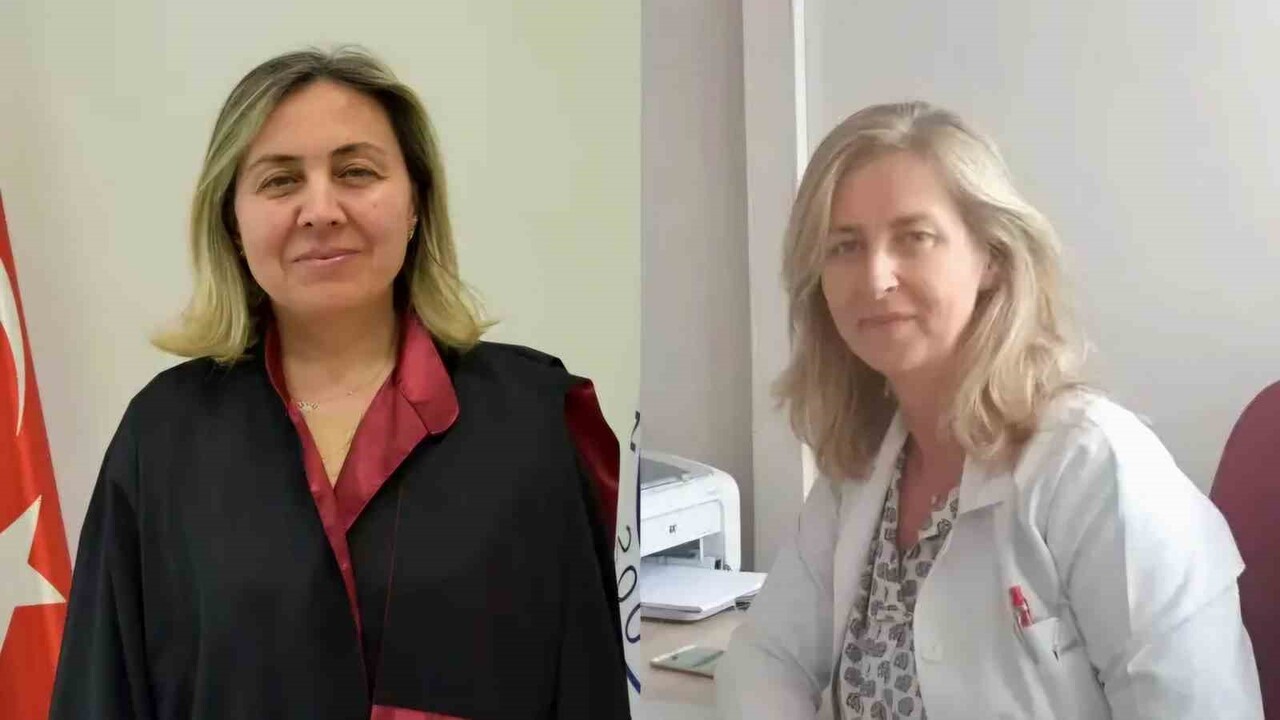 NAMIK KEMAL ÜNİVERSİTESİ'NDE GÖREVLİ PROF. DR. NİLDA TURGUT (SOLDA) VE UZM. DR. EMEL ERSÖZ