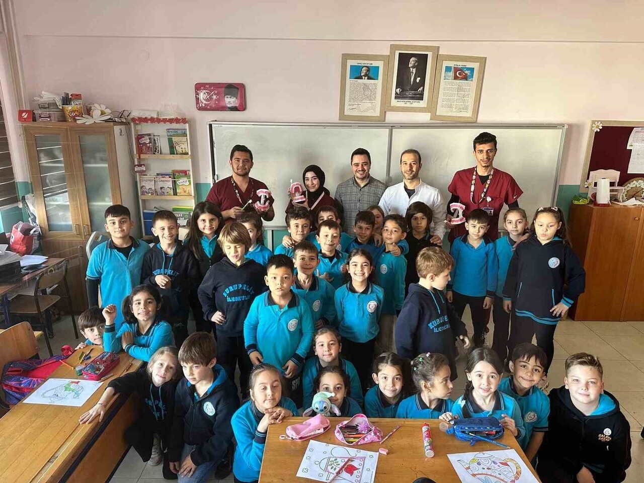 OMÜ'DEN MİNİK KALPLERE SAĞLIK DOKUNUŞU