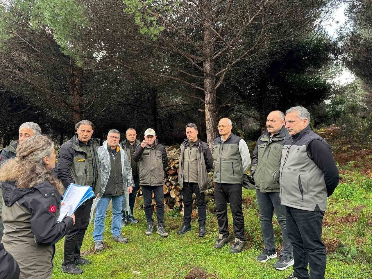 ORMAN GENEL MÜDÜR YARDIMCISI MUHAMMED SALİH ÇETİNER, BERABERİNDEKİ HEYETLE BİRLİKTE SİNOP BÖLGE...