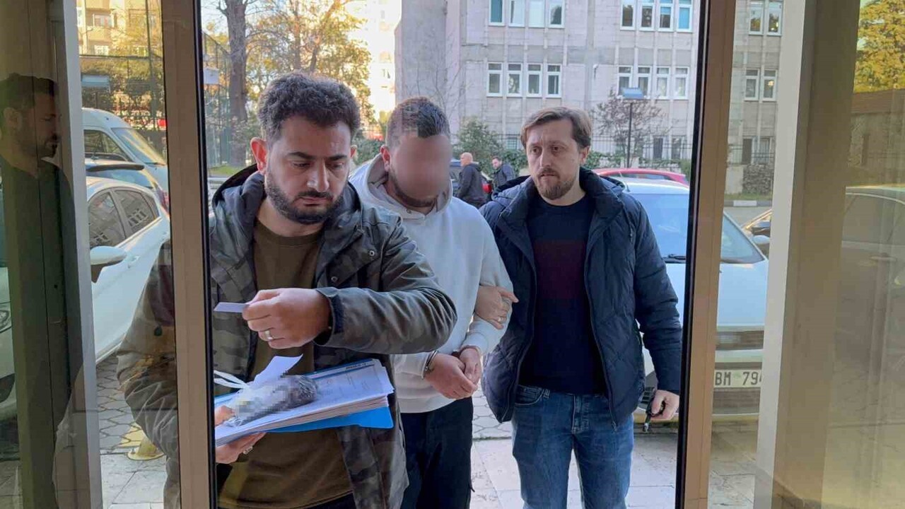 POLİSTEKİ SORGULAMASI TAMAMLANAN M.A., SAMSUN ADLİYESİNE SEVK EDİLDİ.